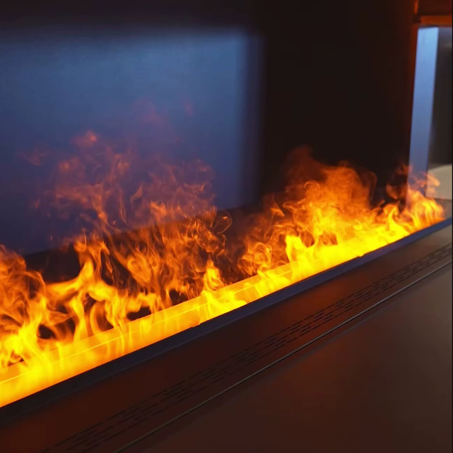 CHUBAN Elektrischer Wasser-Kamin mit 3D-Nebel-Effekt und Fernbedienung in Schwarz - Bild 2