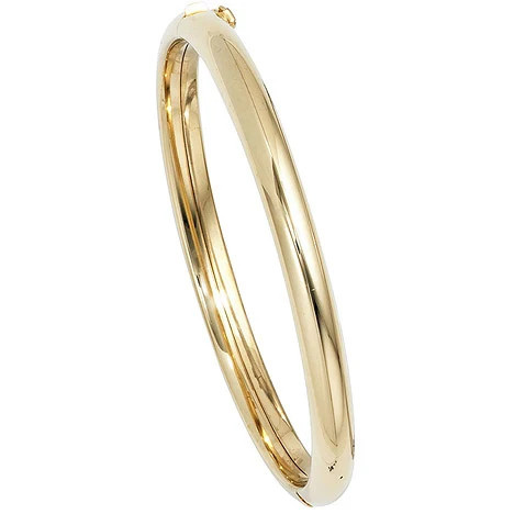 Colfem Armreif 585 Gelbgold, oval, Unisex - Bild 1