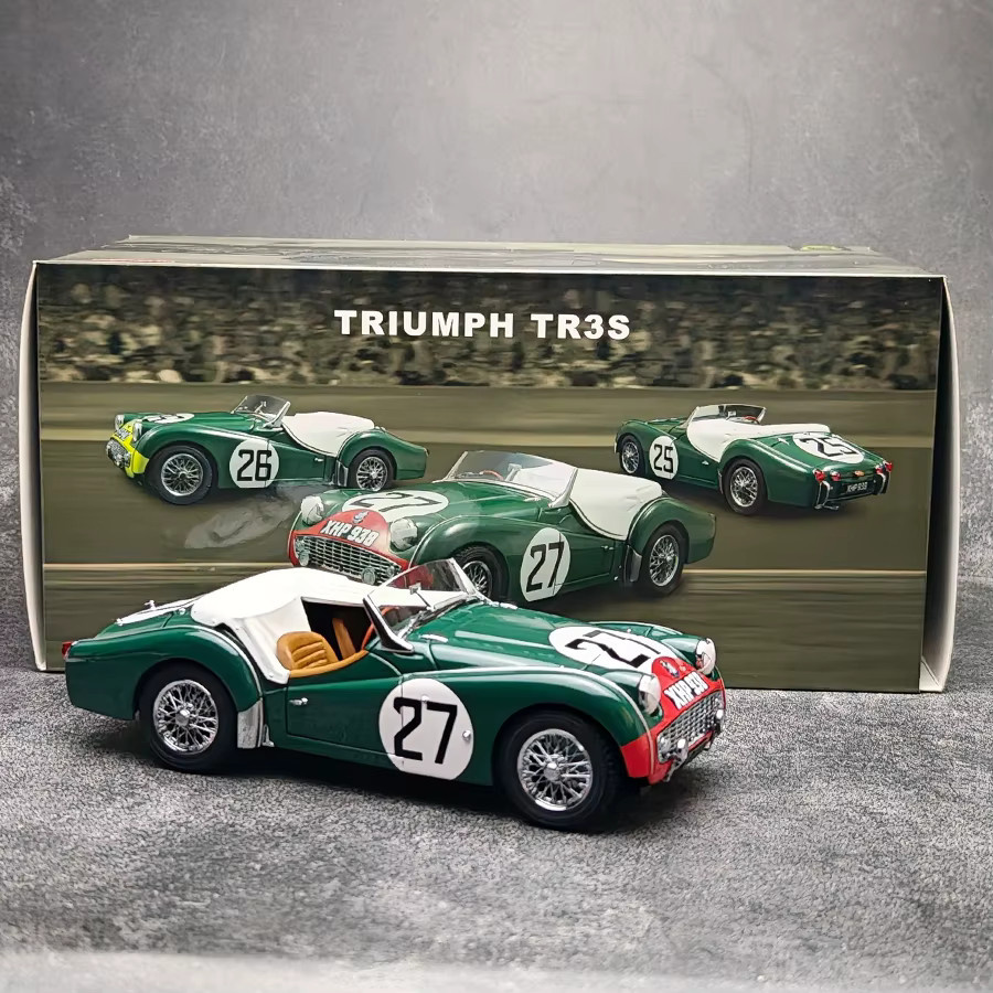 Kyosho Triumph TR3S 1959 LM # 27, Metall-Automodell, 1:18 - Bild 1