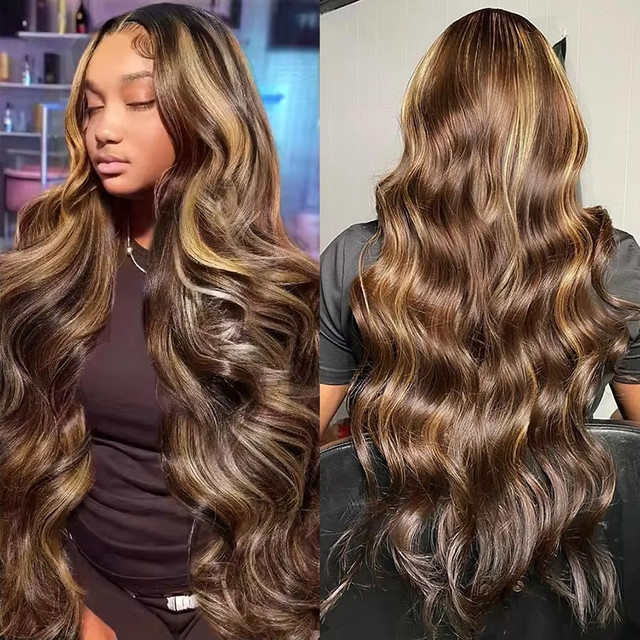 Graww Perücke, Ombre Bodywave, Lace Frontal, Damen - Bild 1