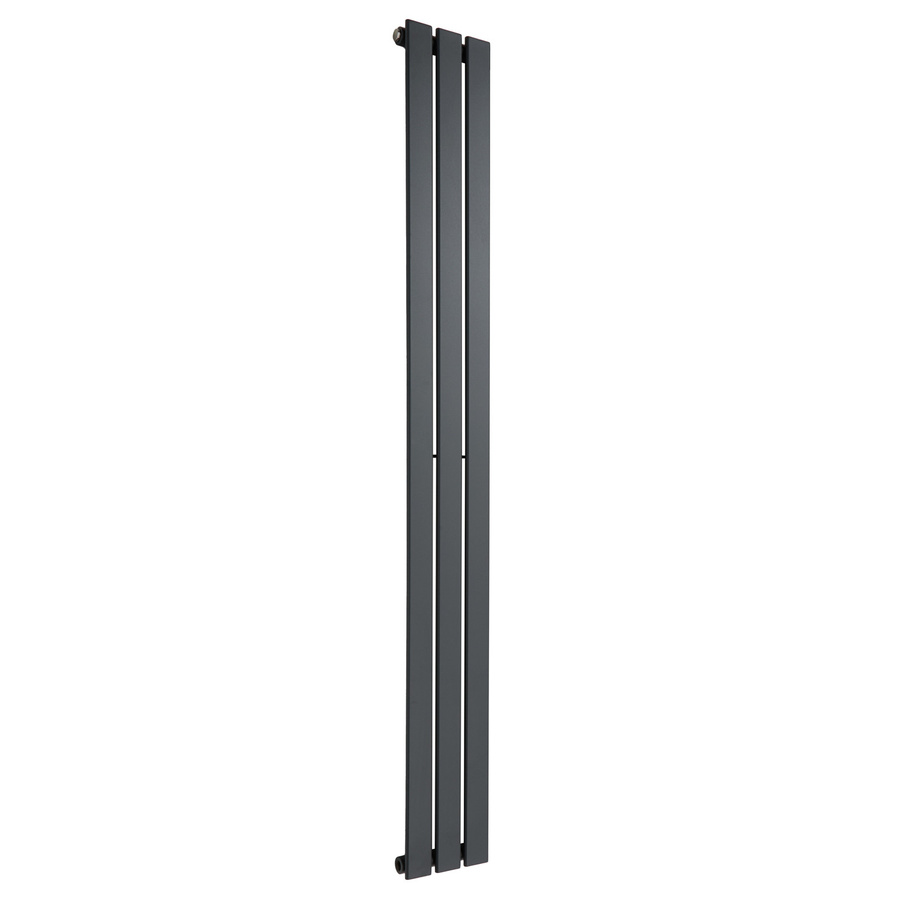 Hudson Reed Sterling Arlie Design-Heizkörper Vertikal in Anthrazit, Höhe: 175 cm, Breite: 21 cm - Bild 1