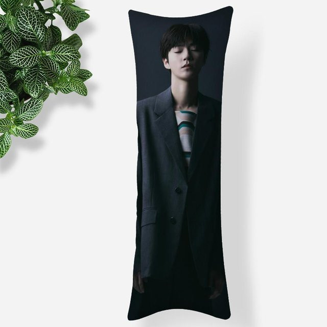 HEARMNY Kissenhülle Hwang In Youp, rechteckiger Kissenbezug aus Polyester, Schwarz, B/H: 45 x 35 cm - Bild 1