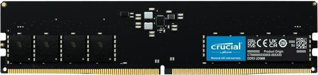 Crucial DDR5 RAM Modul 32 GB 5600 MHz DIMM 288-Pin CL46 Schwarz - Bild 1
