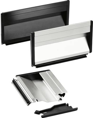 Rohde Schalengriff SG-73.100.B1 in Silber matt, 3er Set, L: 100 mm, B: 19,5 mm, H: 90 mm - Bild 1