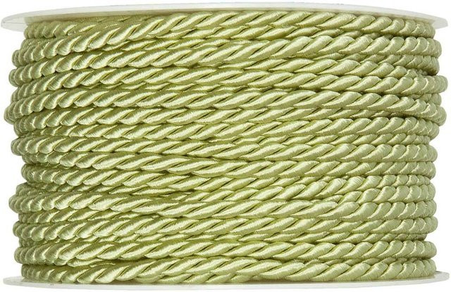 Halbach Kordel 4mm 5m Hellgrün aus Acetat, Baumwolle und Polyester - Bild 1