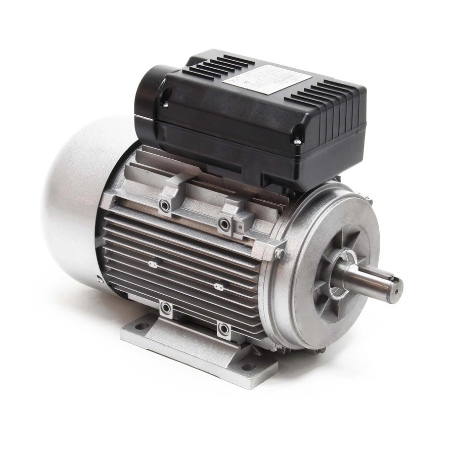 Wiltec Elektromotor 1-phasig 2-polig 15kW 230V mit Kupferwicklung in Silber - Bild 2