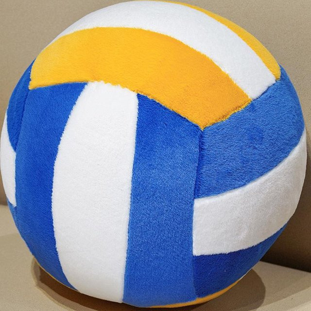 Yiran Health & Beauty Volleyball-Plüschtier, bunt, 9cm - Bild 1