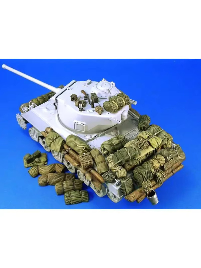BAANFU U.S. Sherman Mittlerer Panzer, Harzmodell, Maßstab 1:35, unmontiert, unbemalt - Bild 2