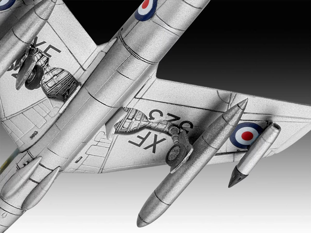 Revell Model Set Hawker Hunter FGA.9, Fahrzeuge, Kunststoff, Grau - Bild 4