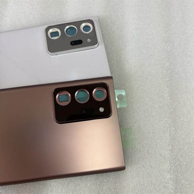 Samsung Galaxy Note 20 Ultra 5G Rückabdeckung mit Mikrofonmodul und Klebstoff in Gold - Bild 1