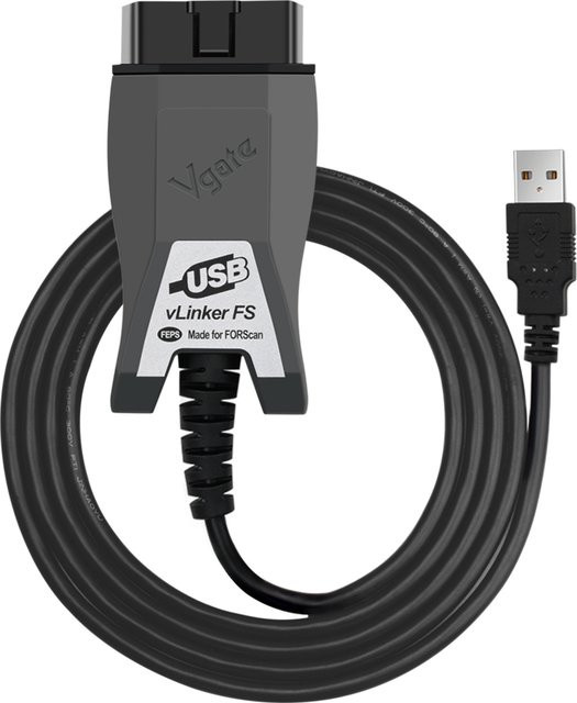 Vgate vLinker FS ELM327 OBD2 Diagnose-Interface für Ford FORScan und Mazda (HS/MS-CAN) - Bild 1