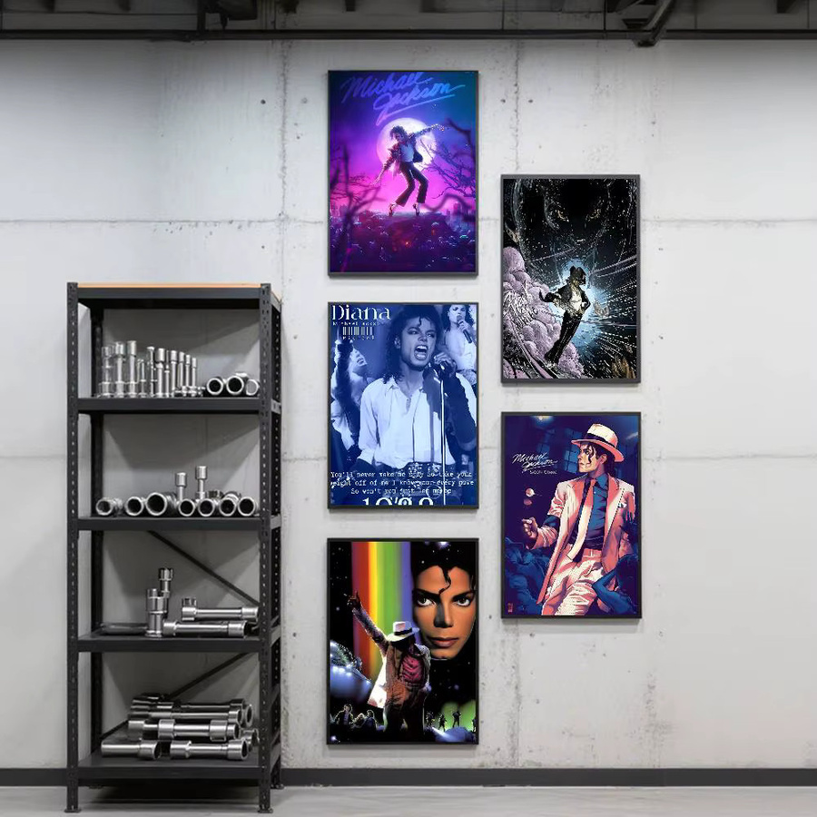 Kayou Michael Jackson Anime-Poster Kunstdruck in Mehrfarben B/H: 15,0 x 15,0 cm - Bild 2