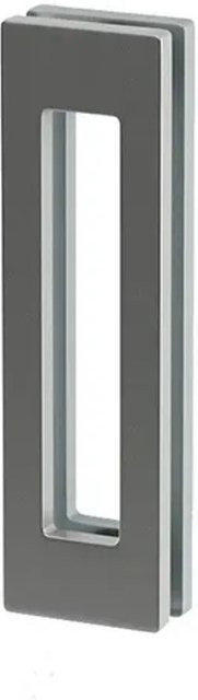 Levidor Architektengriff für Glasschiebetüren Paar Flach in Edelstahl Silber, Höhe: 17,5 cm - Bild 1