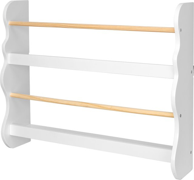 LIVARNO HOME Kinder-Wandregal aus Kiefer und MDF in Beige oder Weiß - Bild 1
