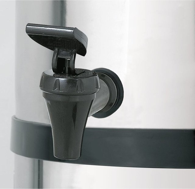Bartscher Multitherm Glühweintopf in Silber/Schwarz mit 20,3 l Fassungsvermögen, B/H/T: 35,5 x 61,0 x 35,0 cm - Bild 1