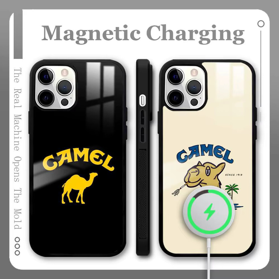C-Camel MagSafe magnetische Telefonhülle für iPhone 11 bis 16 Pro Max Plus Mini in Schwarz - Bild 5