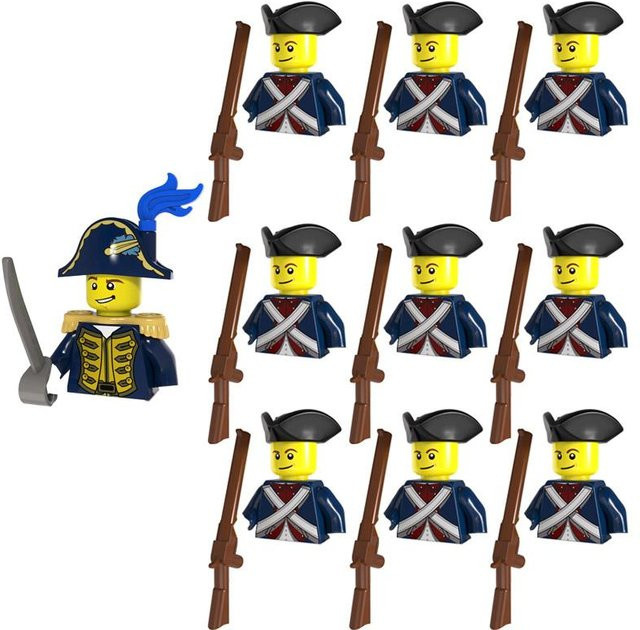 IDAHO Militärische Bausteine mittelalterliche Soldatenfiguren, ab 6 Jahre - Bild 1