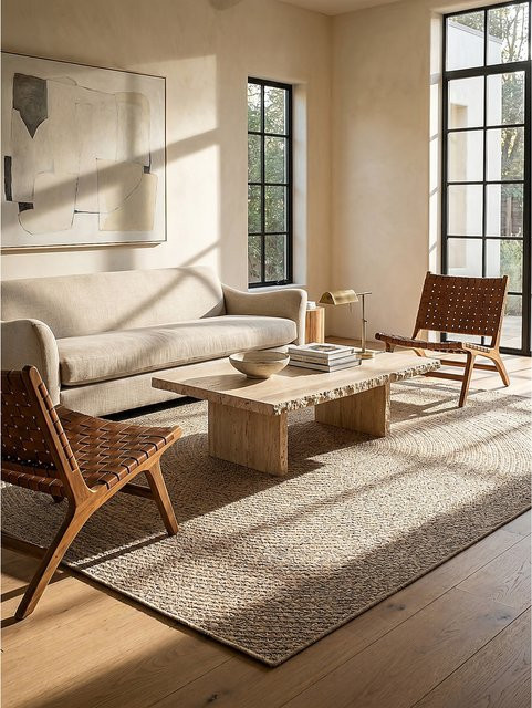 Pflegeleichter Flachgewebe-Teppich Kadima Design in Beige, B: 300 cm, T: 400 cm - Bild 1