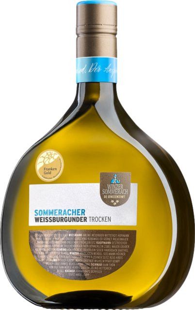 Winzerkeller Sommerach eG Weißburgunder, Weißwein, Franken, trocken, 2023, 0,75 l - Bild 1