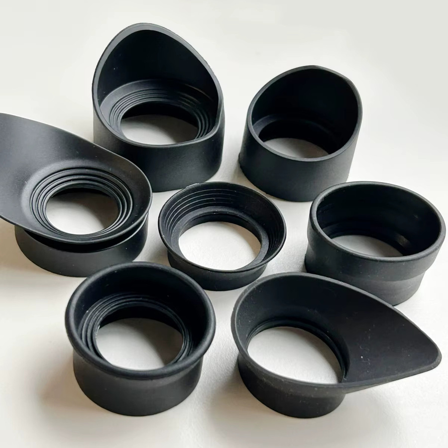 NYCRAY Augenmuschel-Schutz aus Gummi für Fernglas und Mikroskop, 2 Stück, Schwarz, Durchmesser: 29-33 mm - Bild 2