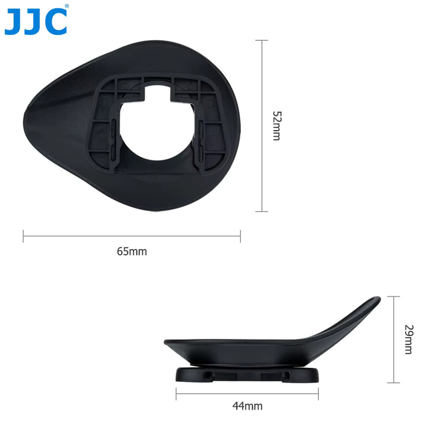 JJC Oval Augenmuschel Okular Sucher für Nikon Z5II Z7 II Z7 Z6 III Z6 II Z6 Z5 als Ersatz für Nikon DK-29, 360 Grad drehbar, Schwarz - Bild 6