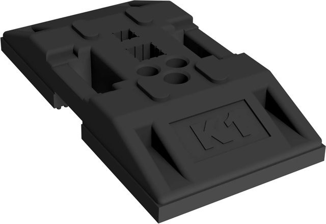 Schake TL-Fußplatte Nach K1 in Schwarz aus Kunststoff mit 28 kg Tragkraft, B/T/H: 75,0 x 38,0 x 13,0 cm - Bild 1