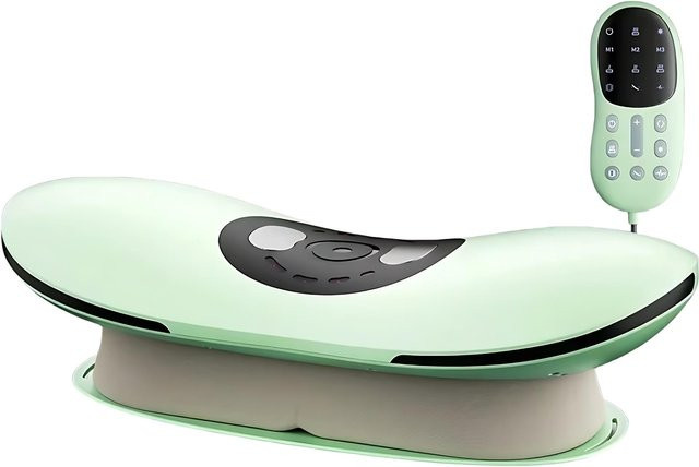 Jaiyorl Air Lip Taille Massager mit Niedrigfrequenz-Thermischer Vibration und Schwingung in Grün - Bild 1