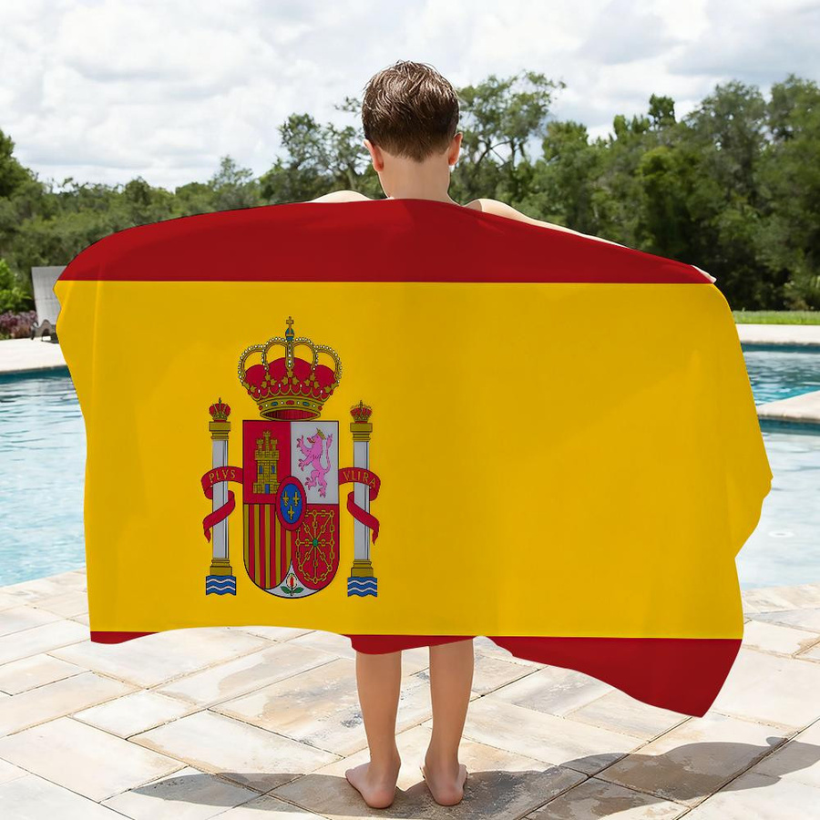 Strandtuch Flagge von Espana Spanisch Spanien von Creative Man, multicolor, B: 40 cm, H: 60 cm - Bild 4