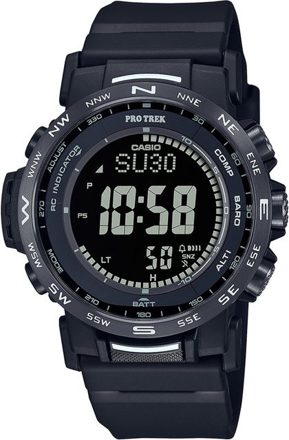 Casio Digitaluhr Pro Trek, Quarz, Kunststoff, Schwarz, 45 mm, Herren - Bild 1
