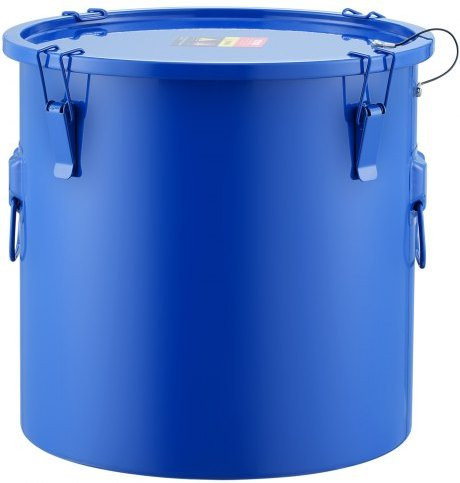 VEVOR Ölentsorgungsbehälter aus Karbonstahl mit Deckel und Filterbeutel, 30 l, Blau - Bild 1