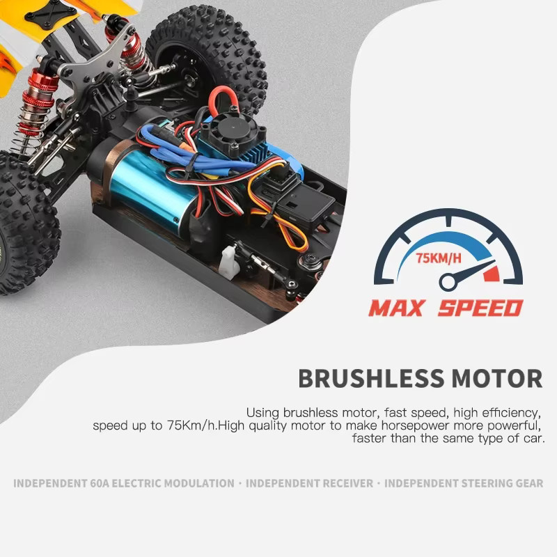WLtoys 144001 144010 4WD RC Auto, Hochgeschwindigkeits-Rennwagen, Off-Road Drift, ab 14 Jahre - Bild 3