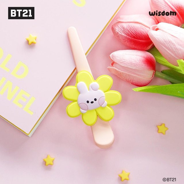 BTS BT21 minini Haarspange Happy Flower, Kinder - Bild 1