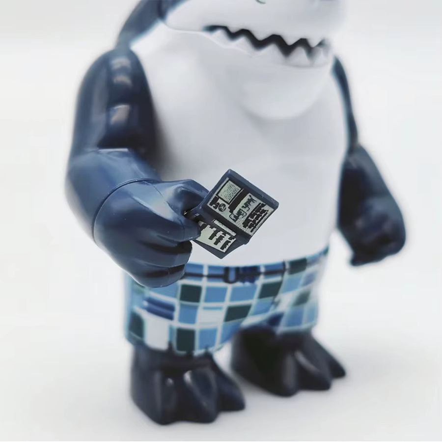 BXA Suicide Squad Nanaue Shark Bausteine, Mini Actionfiguren, Kunststoff - Bild 5