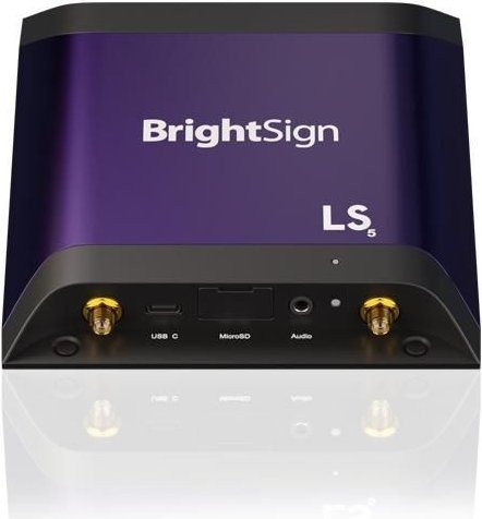 BrightSign LS425 Digital Signage Player LS5 Full HD mit BrightSign OS, H.265 und HTML5 in Schwarz und Lila - Bild 1