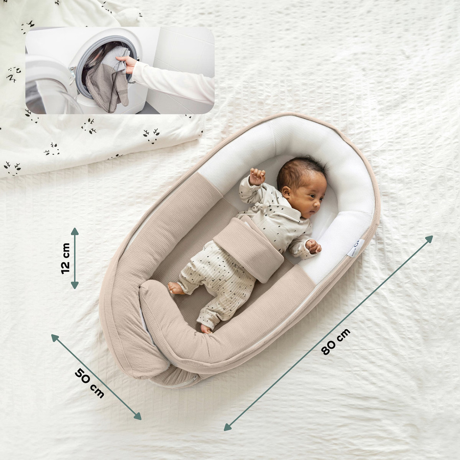 Babymoov Kuschelnest Cocoon Tetra in Beige aus Baumwolle - Bild 2