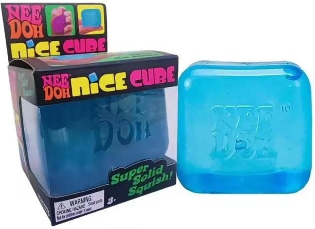 Schylling Lager Squishy Nice Cube, Sensorisches Spielzeug, Champagner - Bild 1