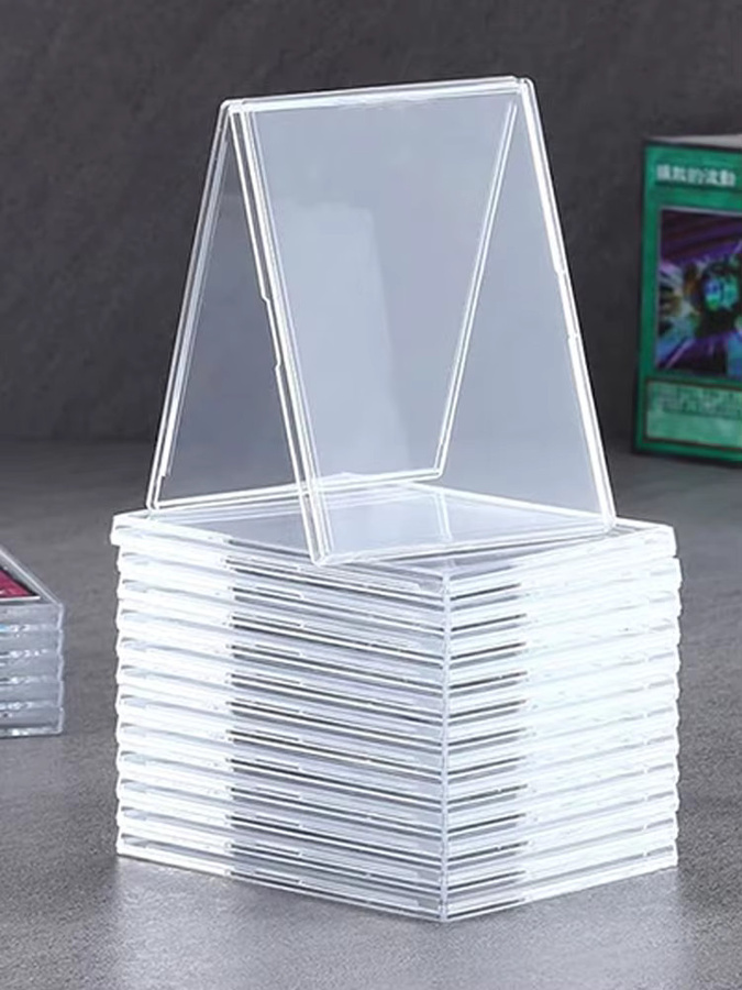TMZ Kartenschutzhülle aus Acryl in Transparent als Mini-Fotorahmen und Display-Halter zur Kartenaufbewahrung - Bild 6