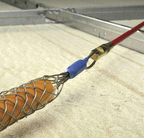 HellermannTyton Cable Scout+ Kabelziehstrümpfe, Orange, 3 Stück - Bild 1