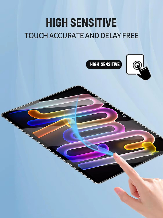 Displayschutzfolie aus gehärtetem Glas für Lenovo Xiaoxin Pad Pro GT 11,1 Zoll 2025 TB710FU, transparent, blasenfrei und HD-klar - Bild 4