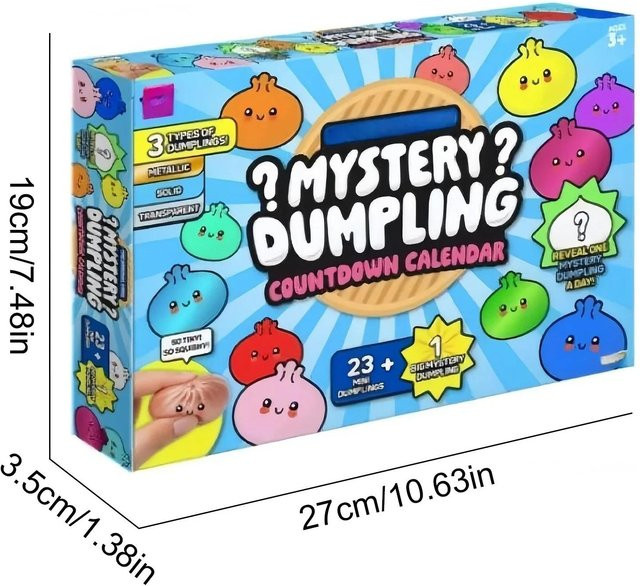 Binchi Cultural Supplies Mystery-Knödel Adventskalender, Fidget Dekompression - Bild 1