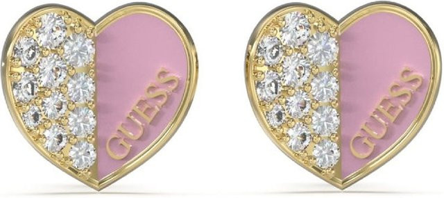 Guess Ohrstecker Edelstahl, Gold, Kristall, Zirkonia, Damen - Bild 1