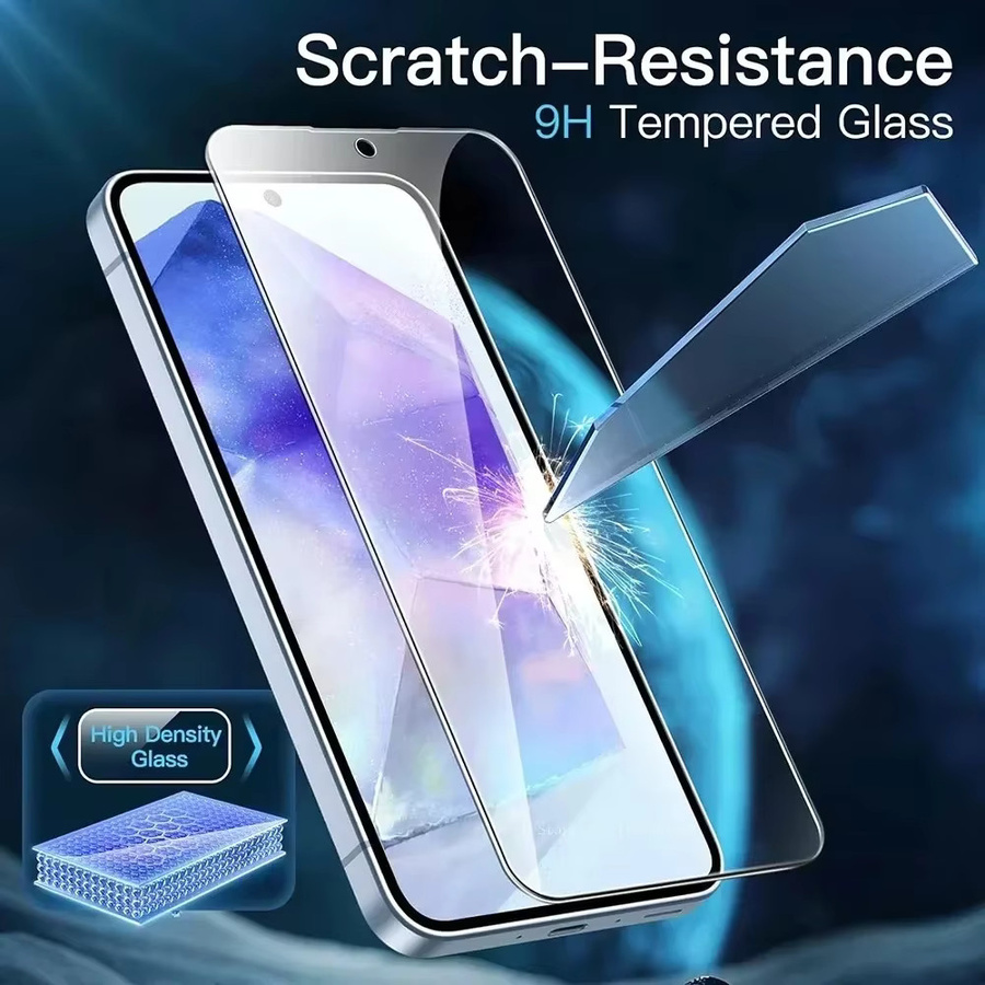 2 Stück 9H HD gehärtetes Glas für Samsung Galaxy A56 A36 A16 A06 A55 A35 A25 A15 A05 A54 A24 A14 A04 A53 A23 A13 A03 A52S A42 A32 A12 A02 transparent - Bild 3