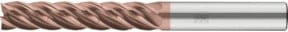 PFERD TOOLS VHM-Fräser Ø16mm, 5 Schneiden mit Spanteiler, 5xDC, Radius 1mm, AlTiN / TiSiXN beschichtet, Schaft HB, Performance Rostfrei, multicolour - Bild 1