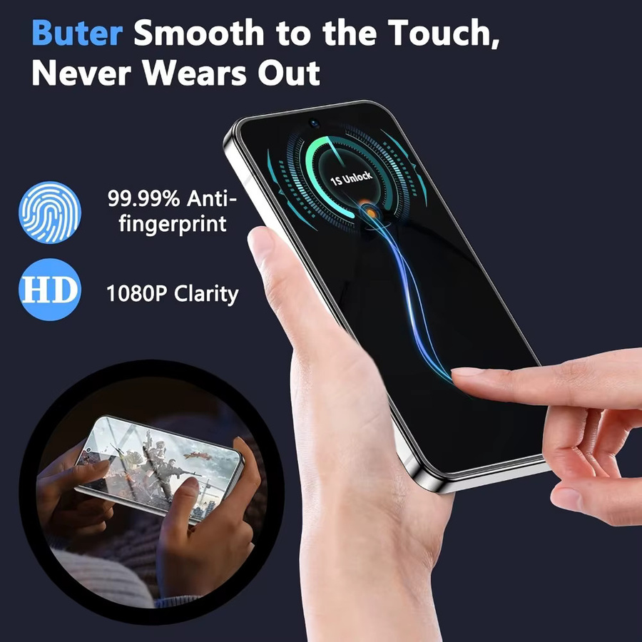 HKSN 2 Stück Anti-Spion Sichtschutz-Displayschutzfolie aus gehärtetem Glas für Google Pixel 9 Pro XL, 8a, 7a, 6a, 5 5G, transparent - Bild 4