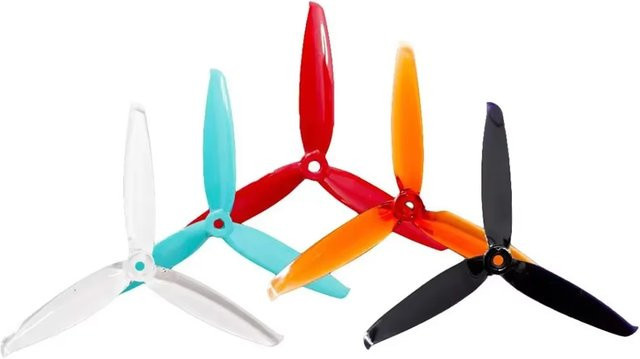Gemfan Flash 6042 Propeller, 2 Paar, 6 Zoll, 3-Blatt, Kunststoff, Schwarz - Bild 1