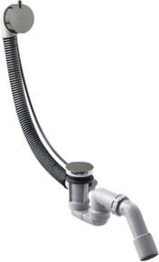 Hansgrohe Komplettset Flexaplus S Ab-/Überlaufgarnitur für die Badewanne in Polished Black Chrome - Bild 1