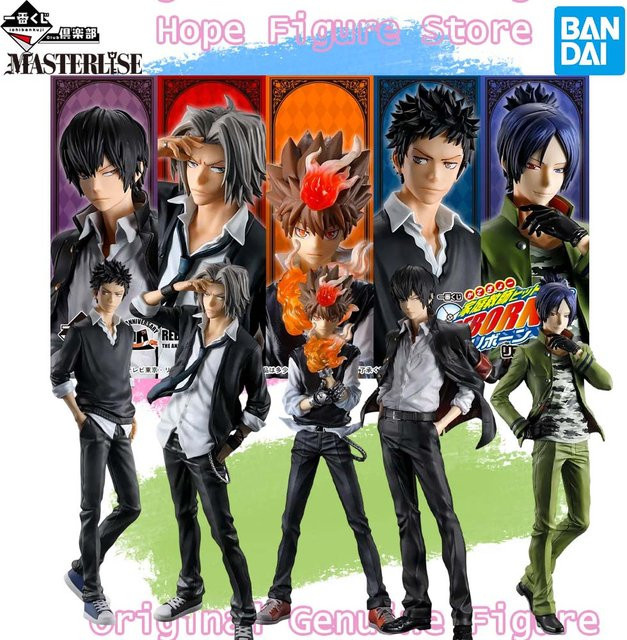 BANDAI Katekyo Hitman Reborn Ring Battle Tsuna Gokudera Yamamoto Hibari Mukuro Figur, Anime-Modell - Bild 1