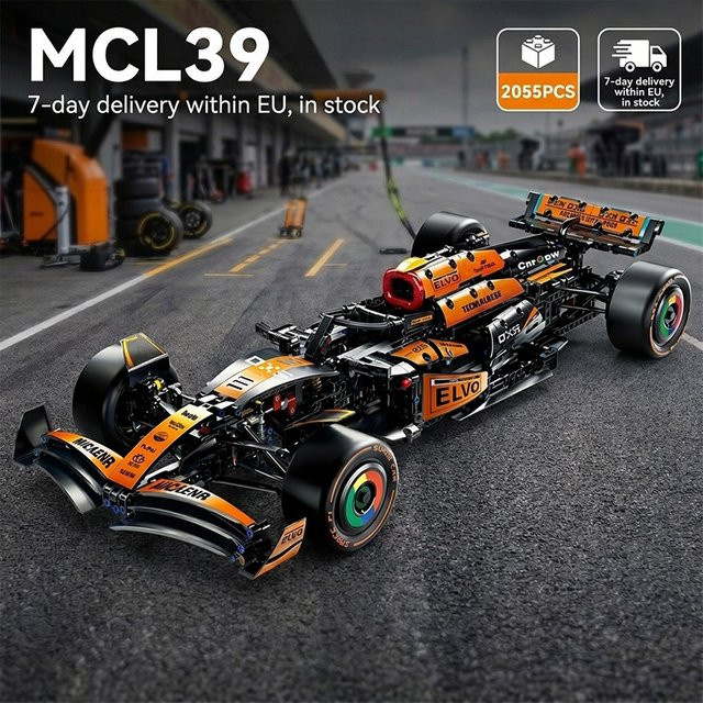 City Speed Racing MCL39 Sportwagen, Technik-Modellbausatz, Maßstab 1:8, 2.055 Teile - Bild 1
