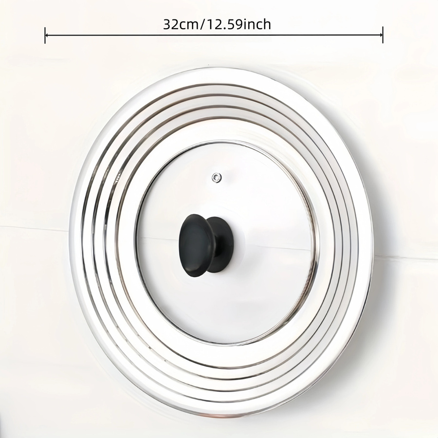 BAIJL Universal-Deckel aus Edelstahl in Silber für Topf und Pfanne, passend für 22,0 cm Kochgeschirr - Bild 5