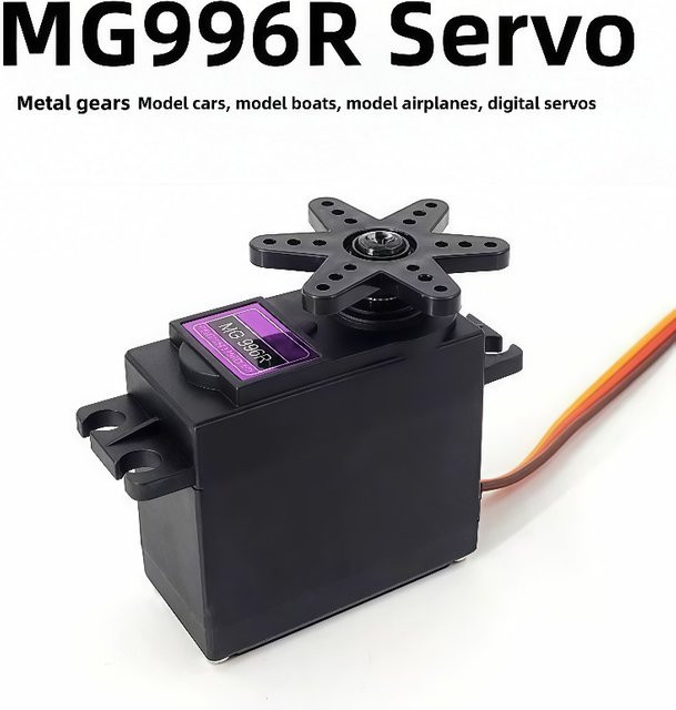 KePaQi MG996R Metall-Standard-Servo, 180-Grad-Digitalflugzeug, Modellauto, Modell, mechanischer Arm, Lenkservo - Bild 1